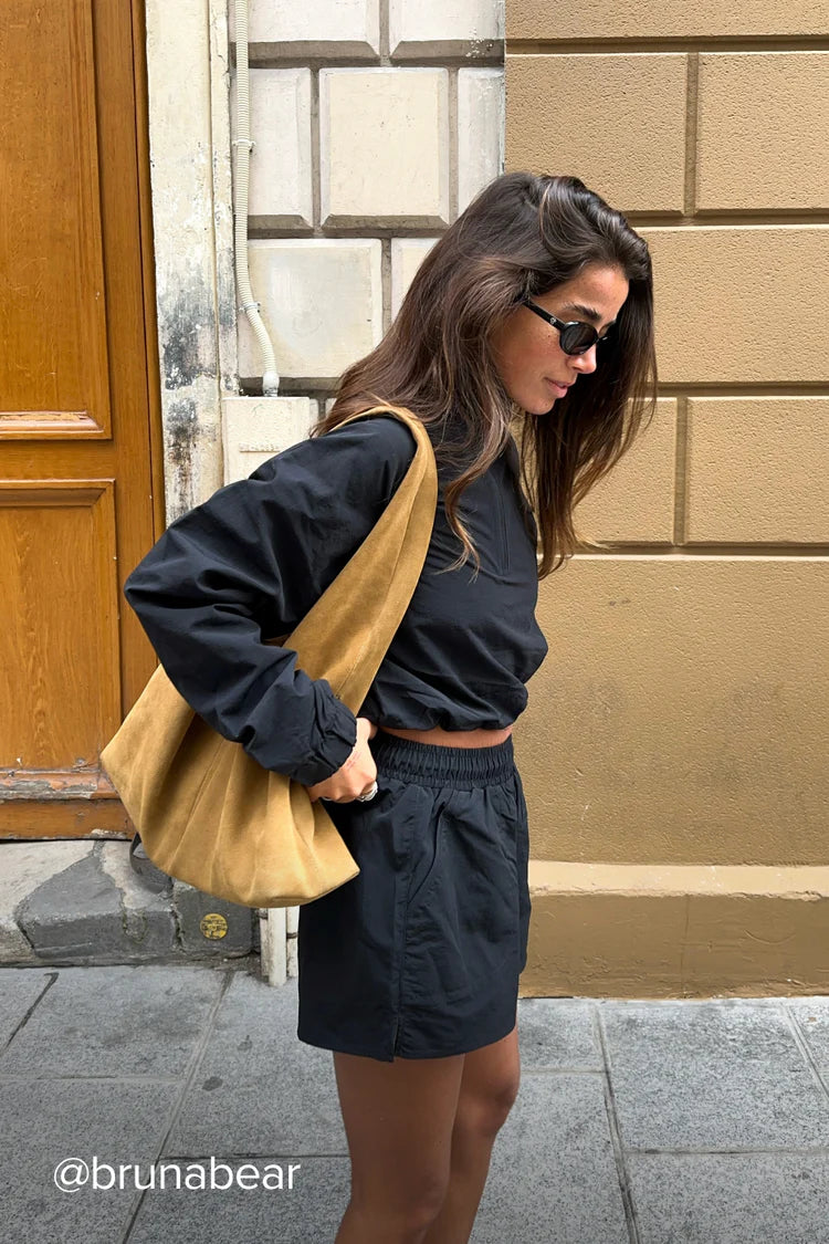 Cropped 1/4 Zip Alumni Pullover