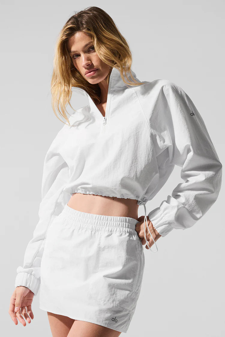 Cropped 1/4 Zip Alumni Pullover