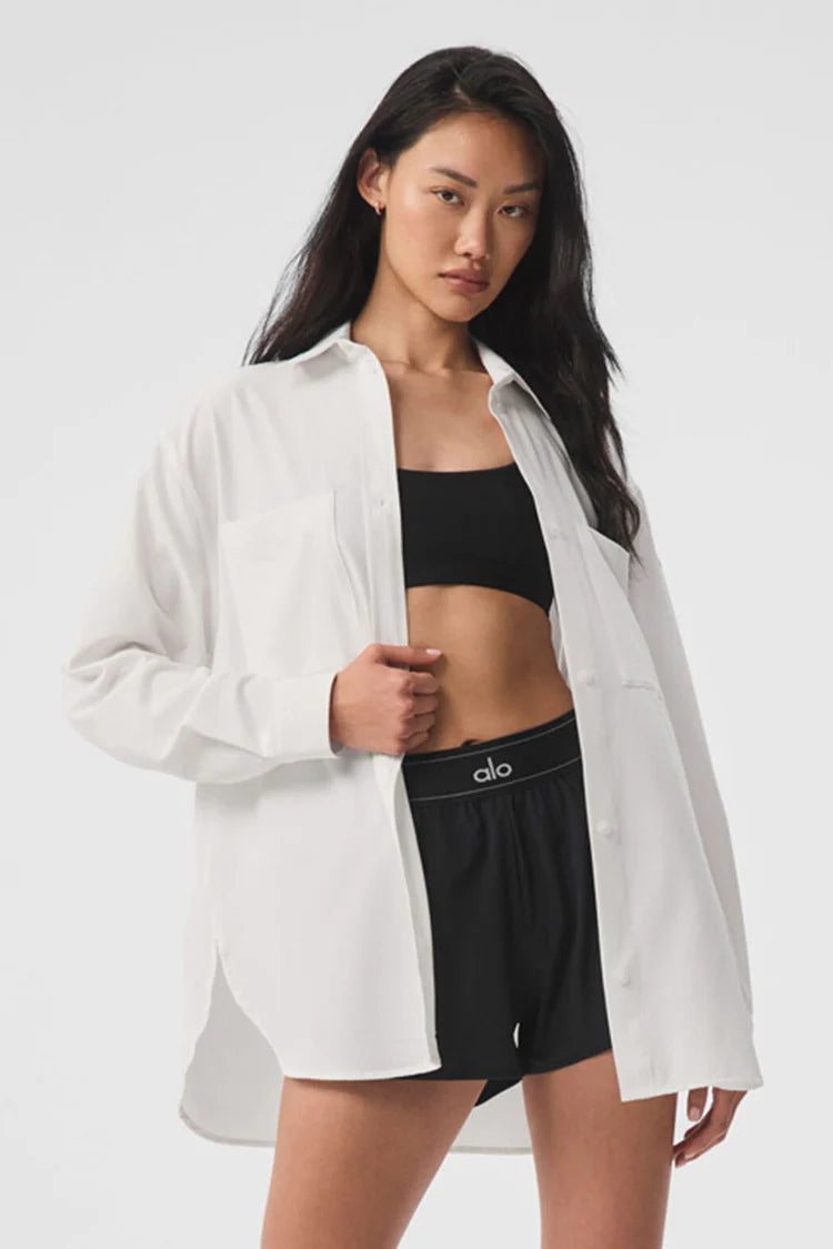 Dreamscape Button Down Long Sleeve - aainie