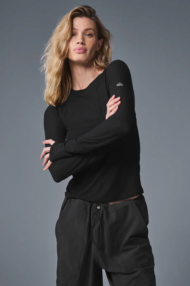 Ribbed Sea Coast Long Sleeve – aainie