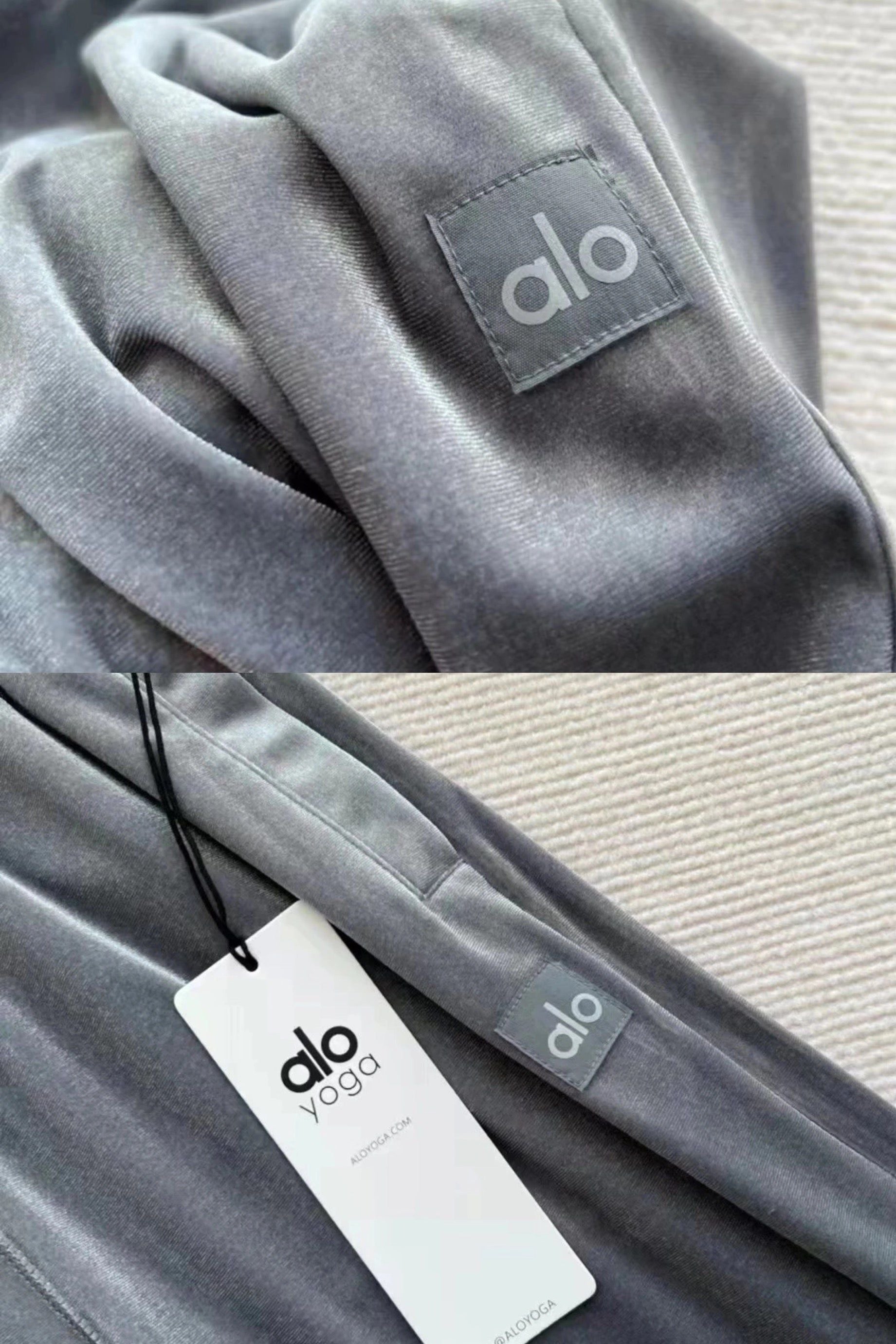 Velour Glimmer Zip Up Jacket - aainie