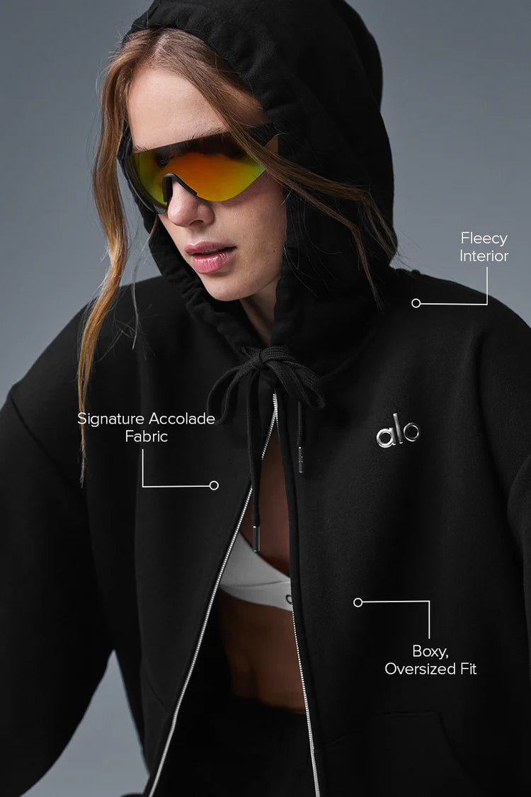 Accolade Full Zip Hoodie – aainie Accolade Full Zip Hoodie – aainie