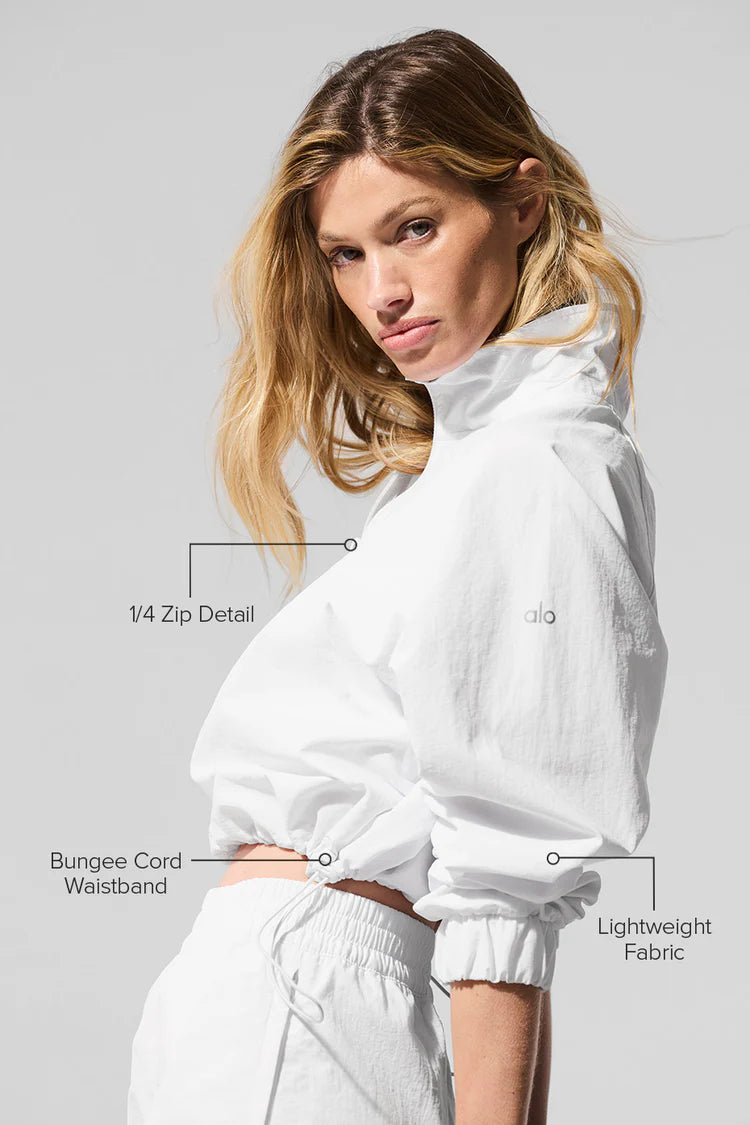 Cropped 1/4 Zip Alumni Pullover