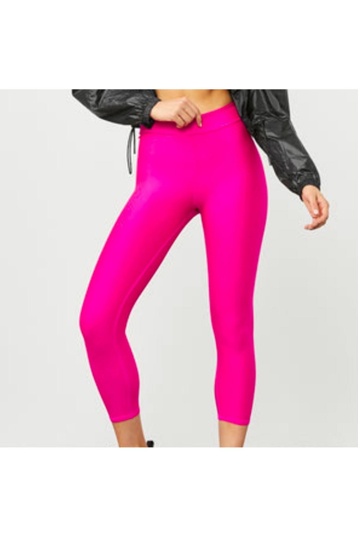 Airlift high waist conceal zip capri