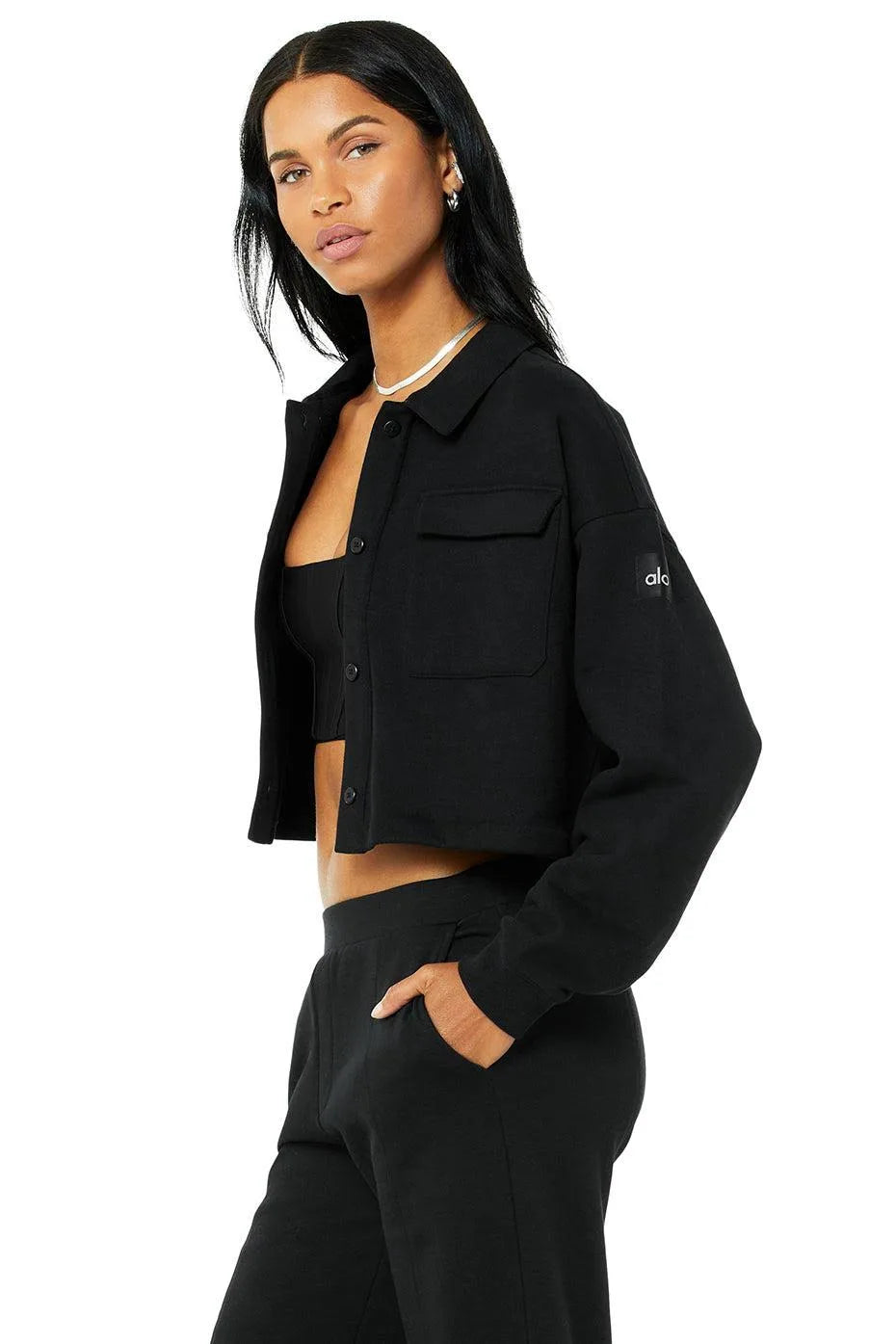 Renown HW Cropped Button-Up Pullover - aainie