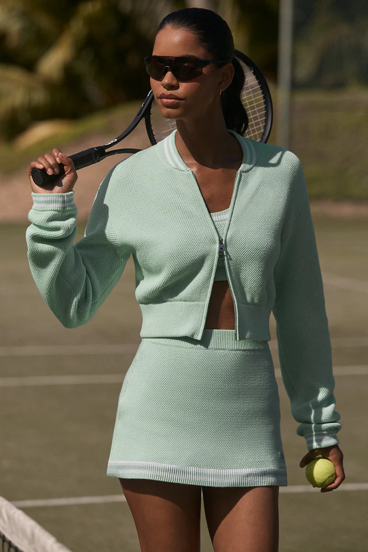 Tennis Club Sweater Knit Skirt